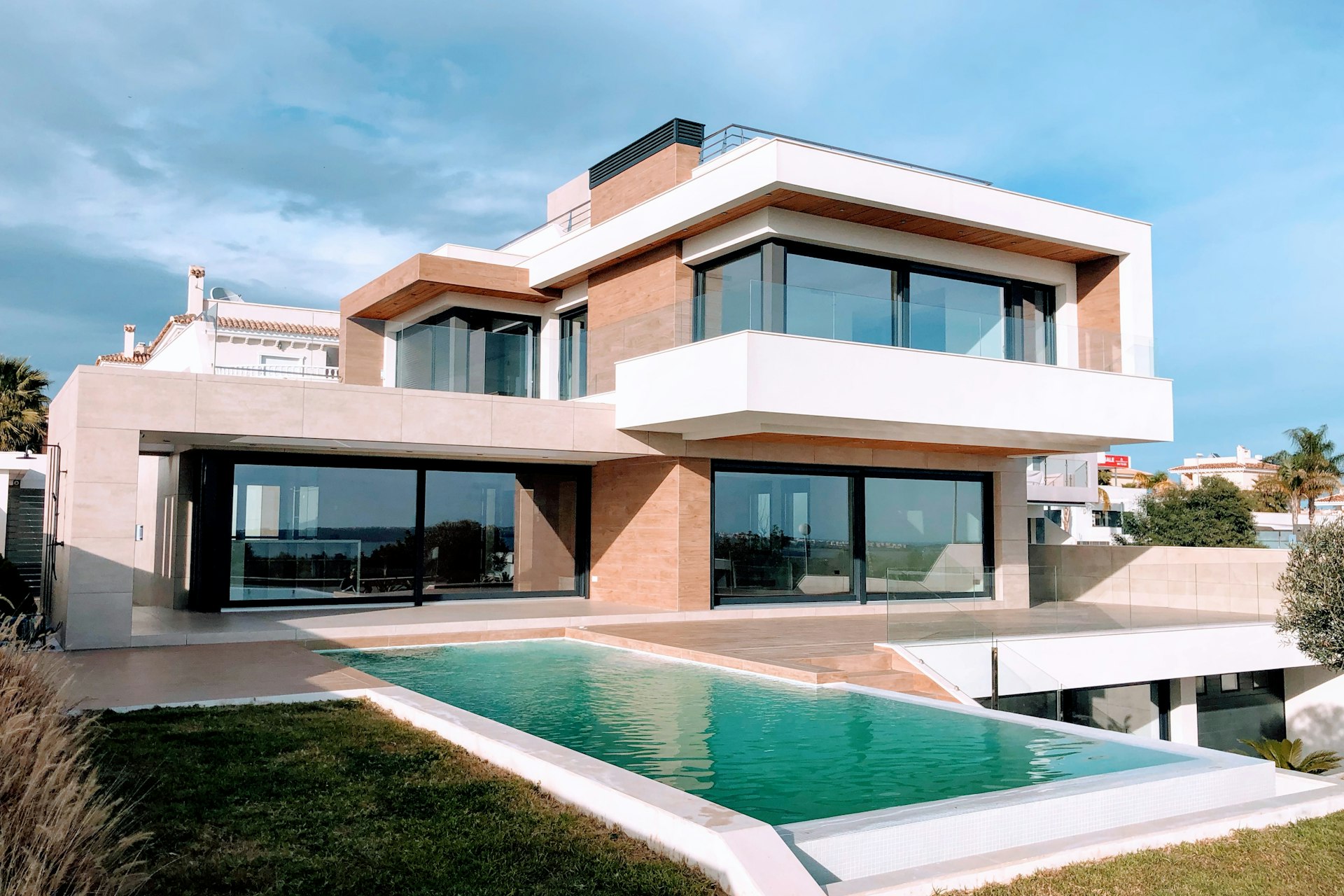 Premium property at dusk
